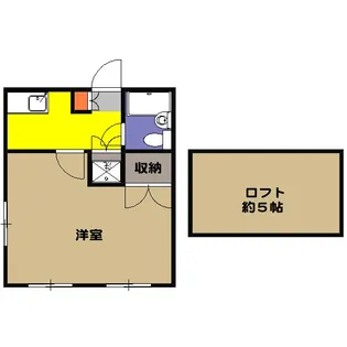 メイプル御殿山【204号室】の間取り