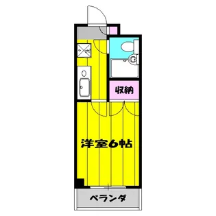 エスペランサ武蔵野【302号室】の間取り