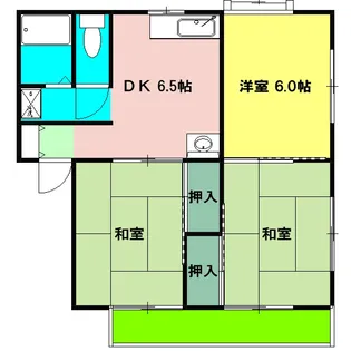 大光マンション【3-C号室】の間取り