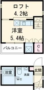 EDIFICE【2階】の間取り