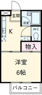 スターハイツ【105号室】の間取り