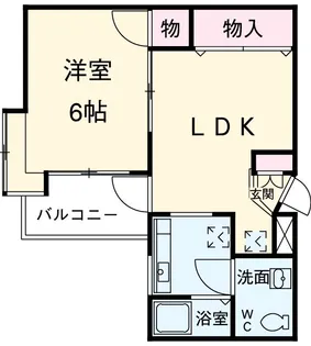 ニューフォレスト【2階】の間取り