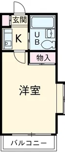 ラ・カメラ枡形【111号室】の間取り