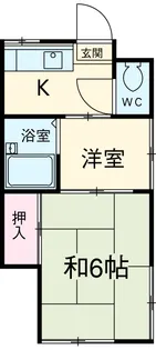 福寿荘【105号室】の間取り