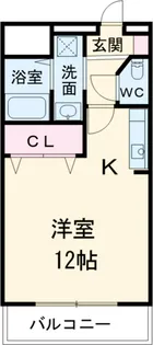 ウッドベルタワー【202号室】の間取り