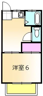 さくらハイツ緑ヶ丘【202号室】の間取り