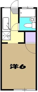 プレイス小金井【201号室】の間取り