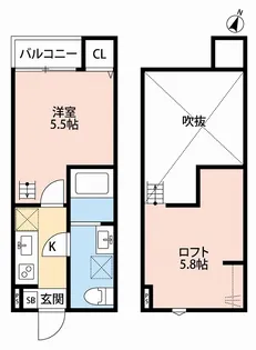 Summer Club 中央林間【1階】の間取り