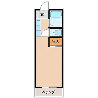パークヴィラ【103号室】の間取り