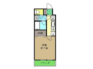 AS CABINS【2階】の間取り