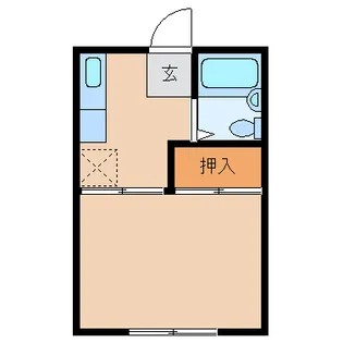 メゾンめぐりた【102号室】の間取り