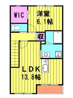 ルミエール壱番館【2階】の間取り