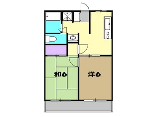 ベルメゾン桜上水【2階】の間取り