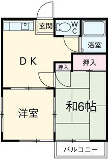 ハイツエフワイⅠ【2階】の間取り