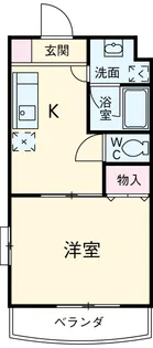 ベルコリーヌ【105号室】の間取り