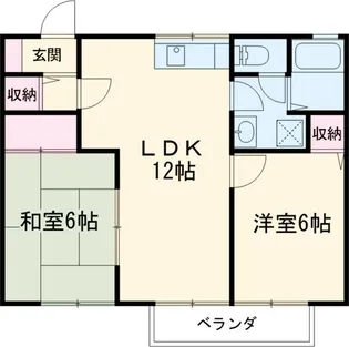 クレセント相原【2階】の間取り