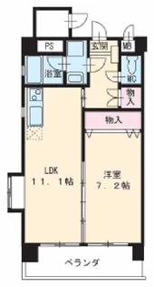 アピエ黄金【3階】の間取り