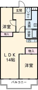 アルパインメゾン【5階】の間取り