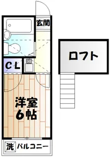 ぱれすこ〜と(パレスコート)【2階】の間取り
