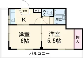 井上ビル【2階】の間取り