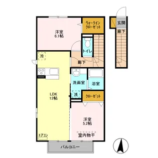 ルミエール【2階】の間取り