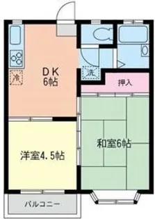 コートハイム第5【1階】の間取り