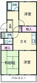 ヴィラフローレンス【103号室】の間取り