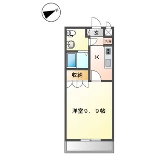 インペリアルコート【2階】の間取り