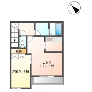 ラテーヌ【2階】の間取り