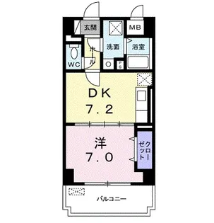 ルブス湘南【2階】の間取り