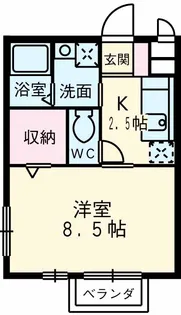 ダンヒル 壱番舘【101号室】の間取り