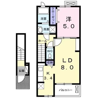 Speranze【2階】の間取り