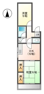 シャルマンパレスUⅡ 【1階】の間取り