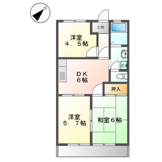 ノーブルタウン【1階】の間取り