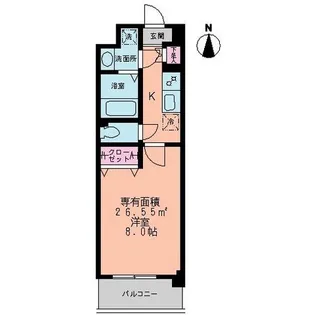 BELLA VITA 24【1階】の間取り