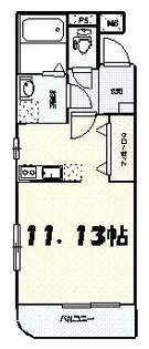 ブリーズヴィル【3階】の間取り