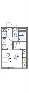 レオパレスSK【1階】の間取り