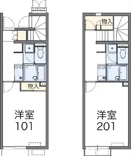 レオネクストFREE ONE【112号室】の間取り