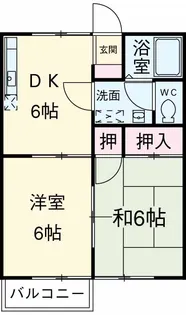 サンボナール南館【1階】の間取り