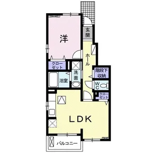オーリヂン【1階】の間取り