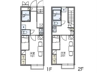 レオパレスYANAGIⅡ【2階】の間取り