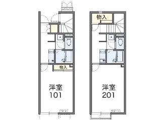 レオネクストラ ファミーユ【2階】の間取り