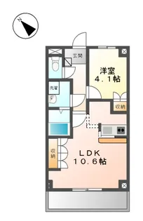 クオリティ・パレス【2階】の間取り