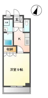 ウォーターミル伍番館【2階】の間取り