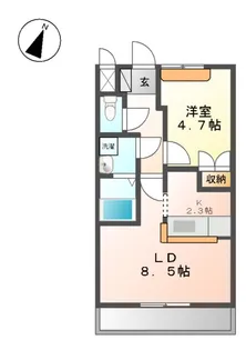 サンガーデン【2階】の間取り