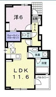 ハクサンジョ Ⅲ【1階】の間取り