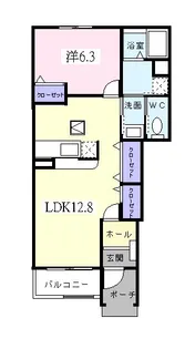 オープンビュー【1階】の間取り