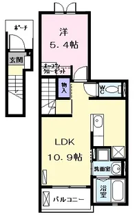 Modessa Gosaibi【2階】の間取り