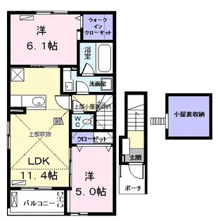 パストラーレ本郷【2階】の間取り