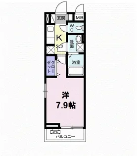 プラユス【3階】の間取り